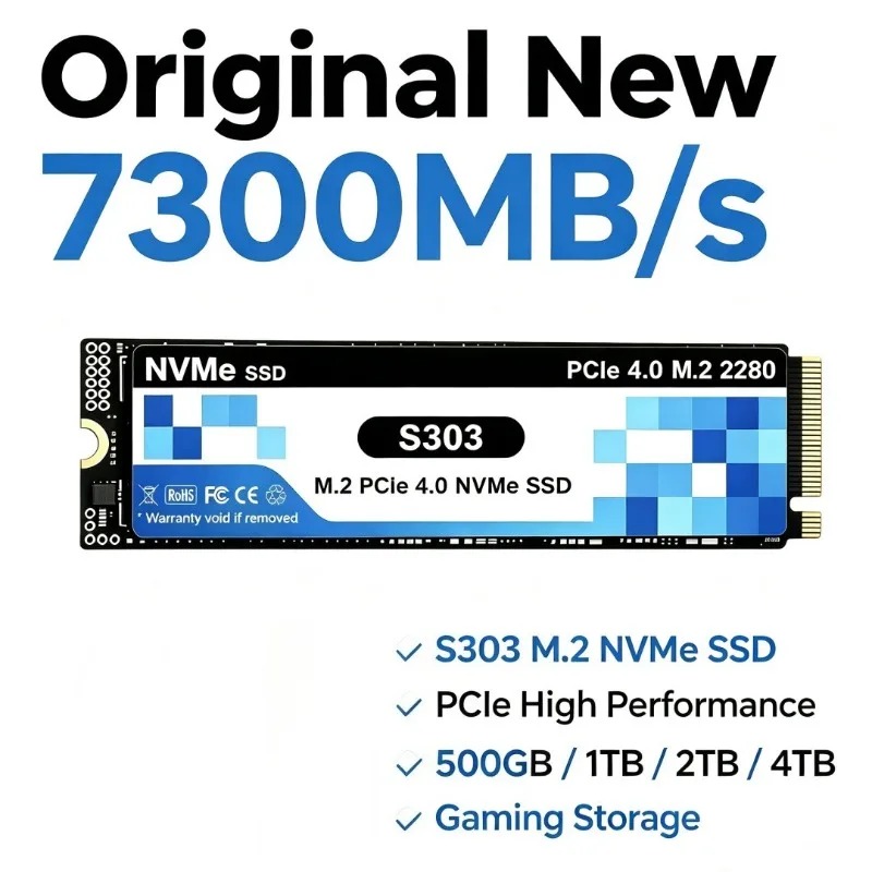 S303 M.2 NVMe Internal SSD 500 - M.2 Nvme 4Tb Pcie 4.0 Ssd recension och pris