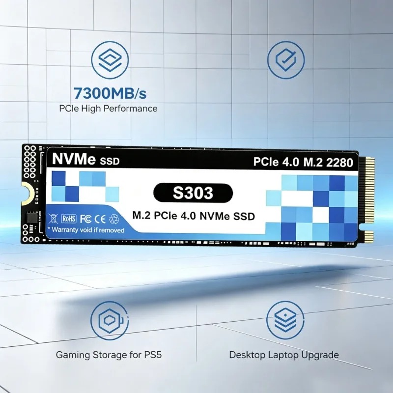S303 M.2 NVMe Internal SSD 500 - M.2 Nvme 4Tb Pcie 4.0 Ssd recension och pris