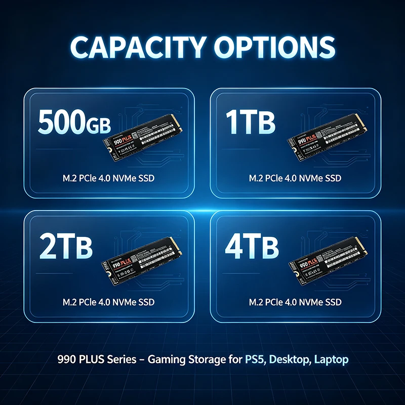 Genuine 990 Plus M.2 NVMe PCIe - M.2 Nvme 4Tb Pcie 4.0 Ssd recension och pris